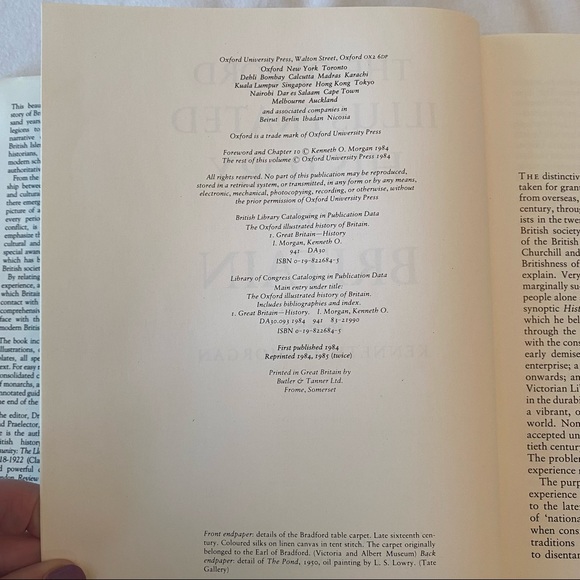 The Oxford Illustrated History of Britain 1984 Hardcover Book - Picture 5 of 11